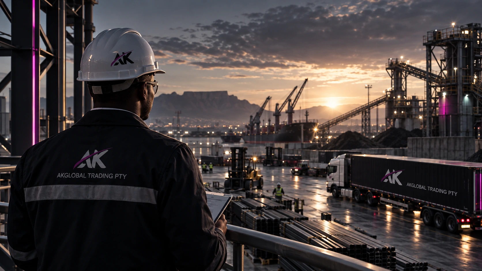 AKGLOBAL oversight of global industrial logistics