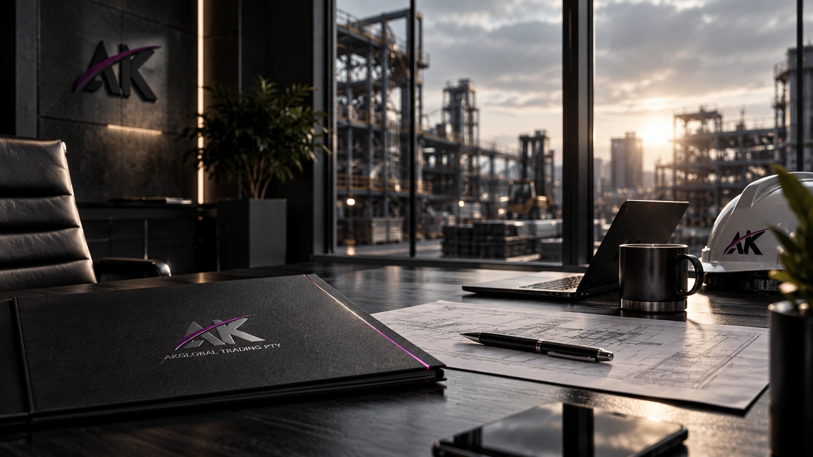 AKGLOBAL industrial office and sourcing workspace